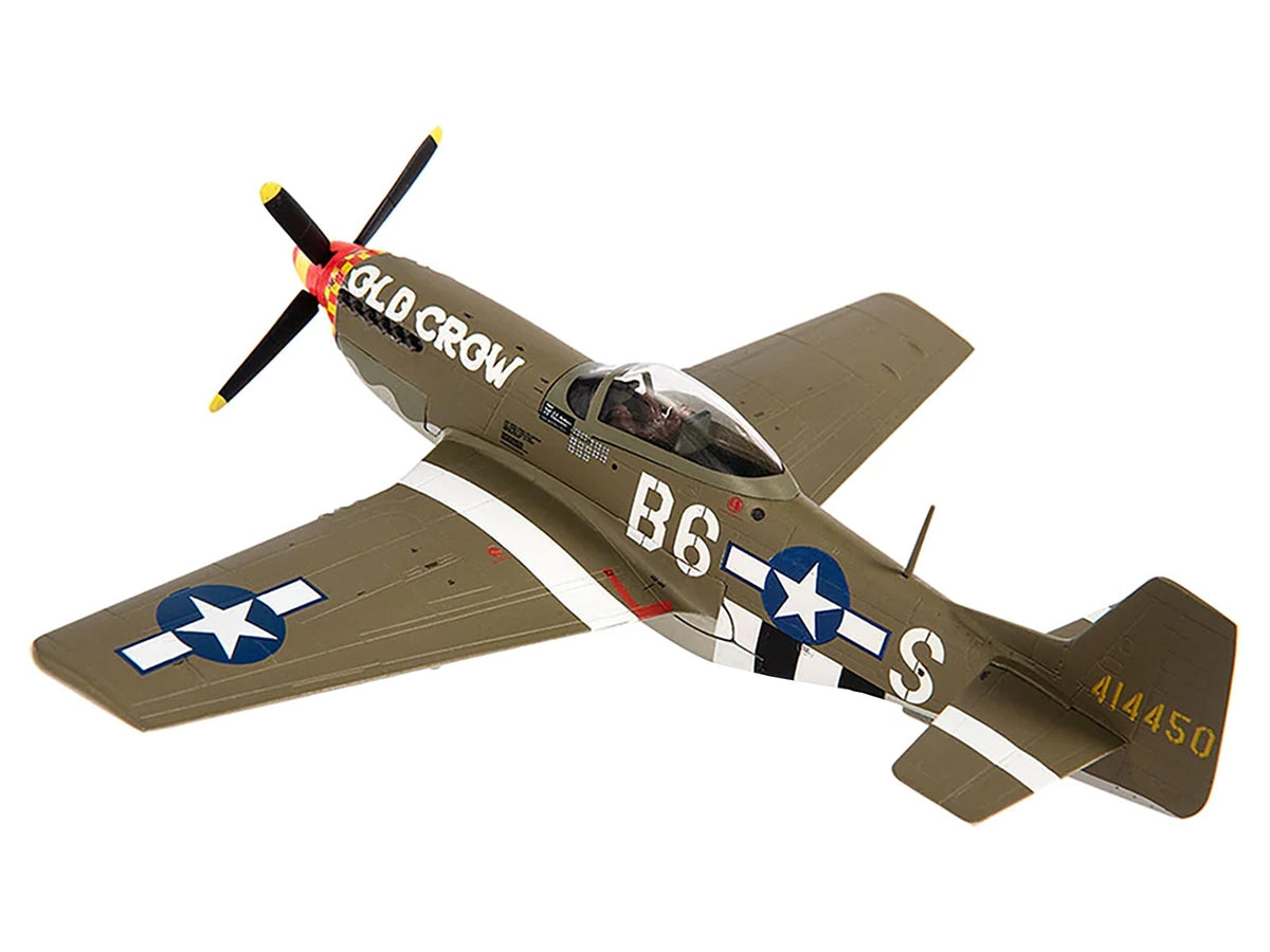 North American P-51D Mustang Fighter Aircraft "Captain Clarence E. Anderson 363rd FS 357th FG Old Crow" (1944) United States Air Force 1/72 Diecast Model