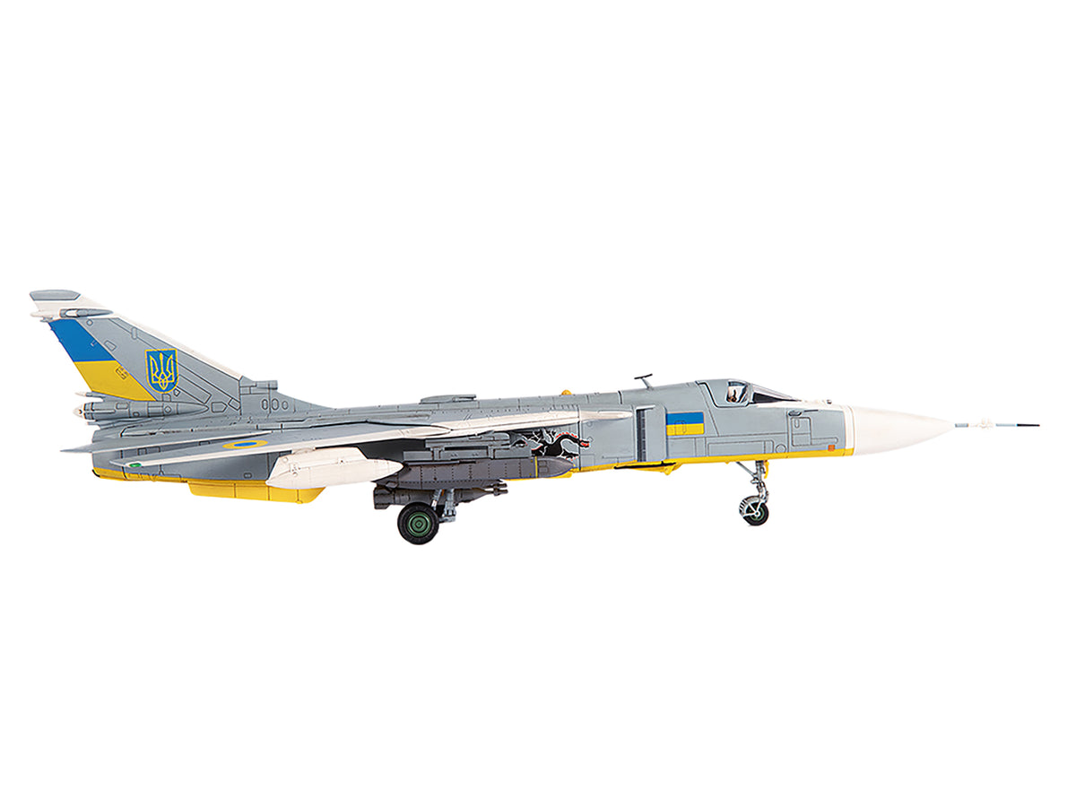Sukhoi Su-24M Fencer-D Bomber Aircraft "Ukraine War" (2023) Ukrainian Air Force 1/72 Diecast Model