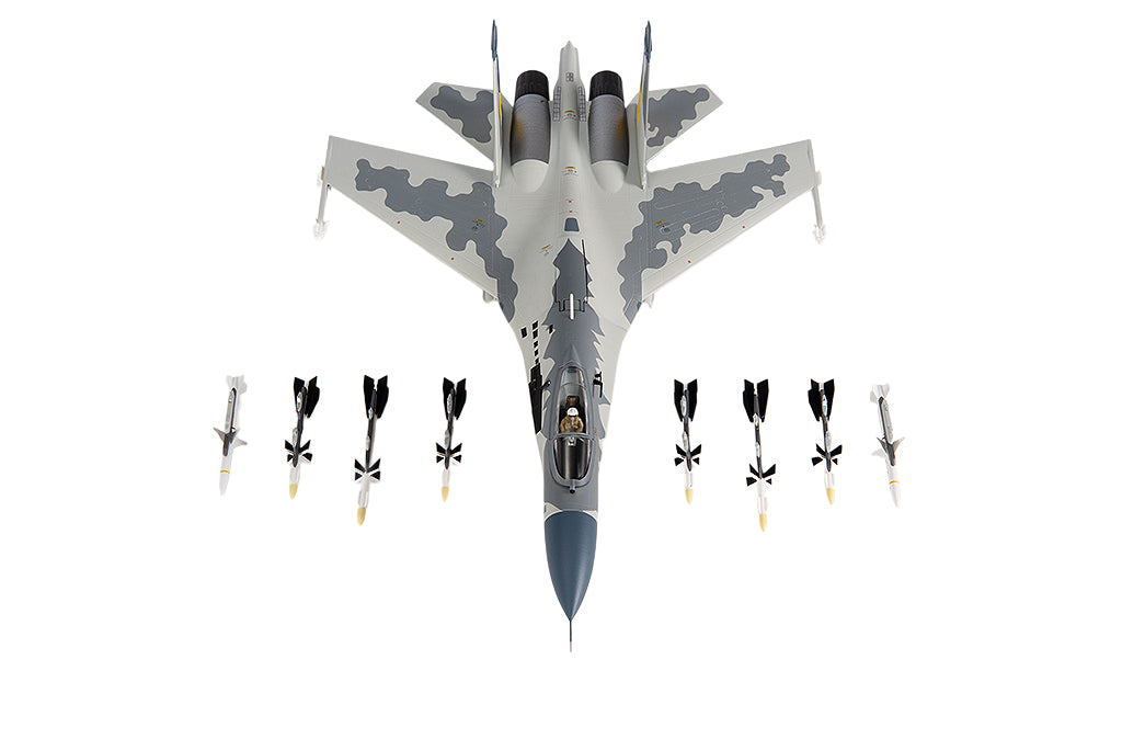 Sukhoi Su-27 Flanker Aircraft "Ukraine War" (2023) Ukrainian Air Forces 1/72 Diecast Model