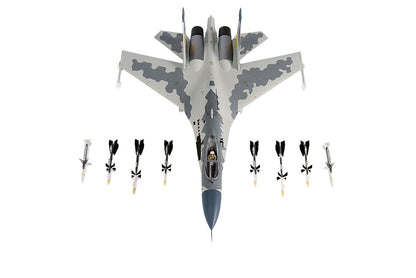 Sukhoi Su-27 Flanker Aircraft "Ukraine War" (2023) Ukrainian Air Forces 1/72 Diecast Model