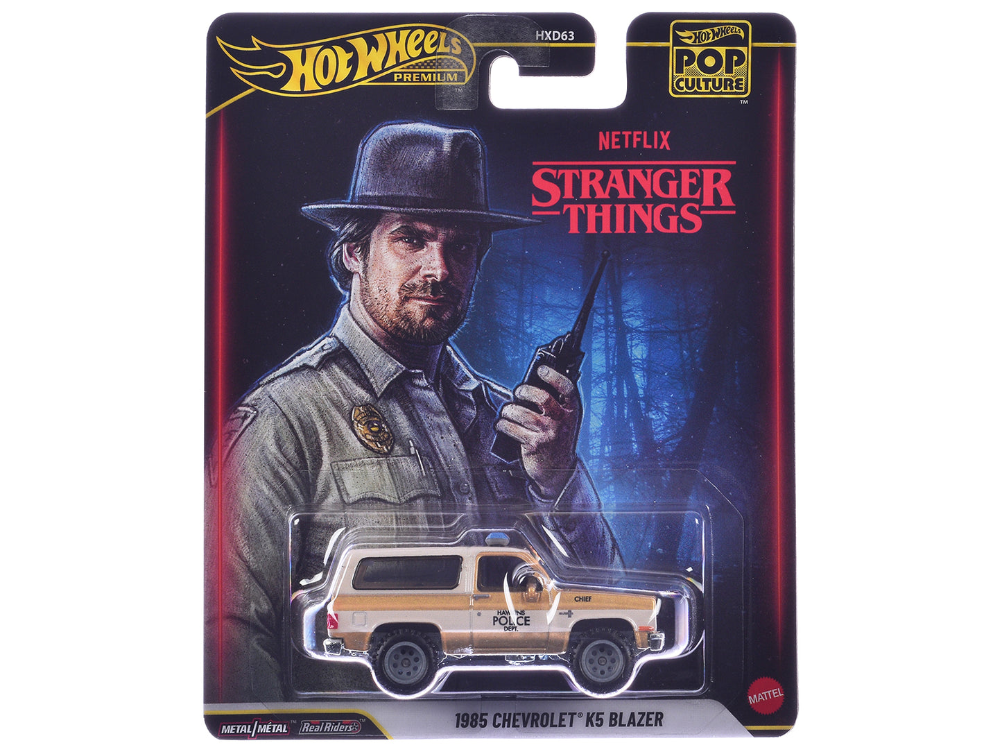 1985 Chevrolet K5 Blazer Gold Metallic and Cream "Stranger Things" (2016-2025) TV Series Diecast Model Car