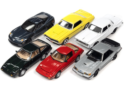 "Classic Gold Collection" 2022 Set B of 6 Cars Release 2 1/64 Diecast Model Cars