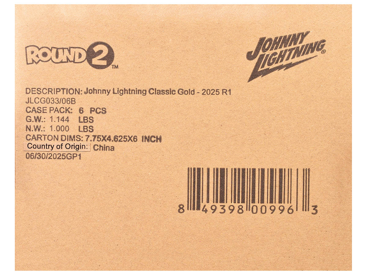 "Classic Gold Collection" 2025 Release 1 Set B of 6 Cars 1/64 Diecast Model Cars