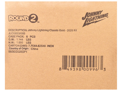 "Classic Gold Collection" 2025 Release 1 Set B of 6 Cars 1/64 Diecast Model Cars