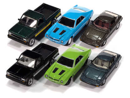 "Classic Gold Collection" 2025 Release 2 Set of 6 Cars 1/64 Diecast Model Cars