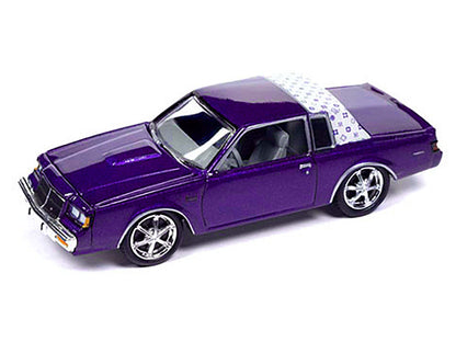 1987 Buick Regal T-Type Purple Metallic Limited Edition to 3600 pieces Worldwide 1/64 Diecast Model Car