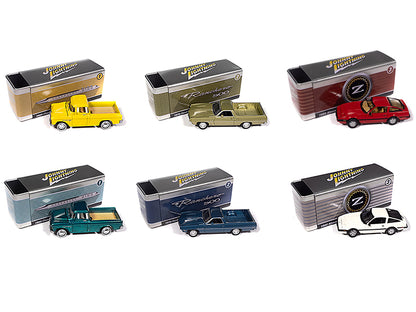 Johnny Lightning Collector's Tin 2025 Set of 6 Cars Release 3 Limited Edition 1/64 Diecast Model Cars