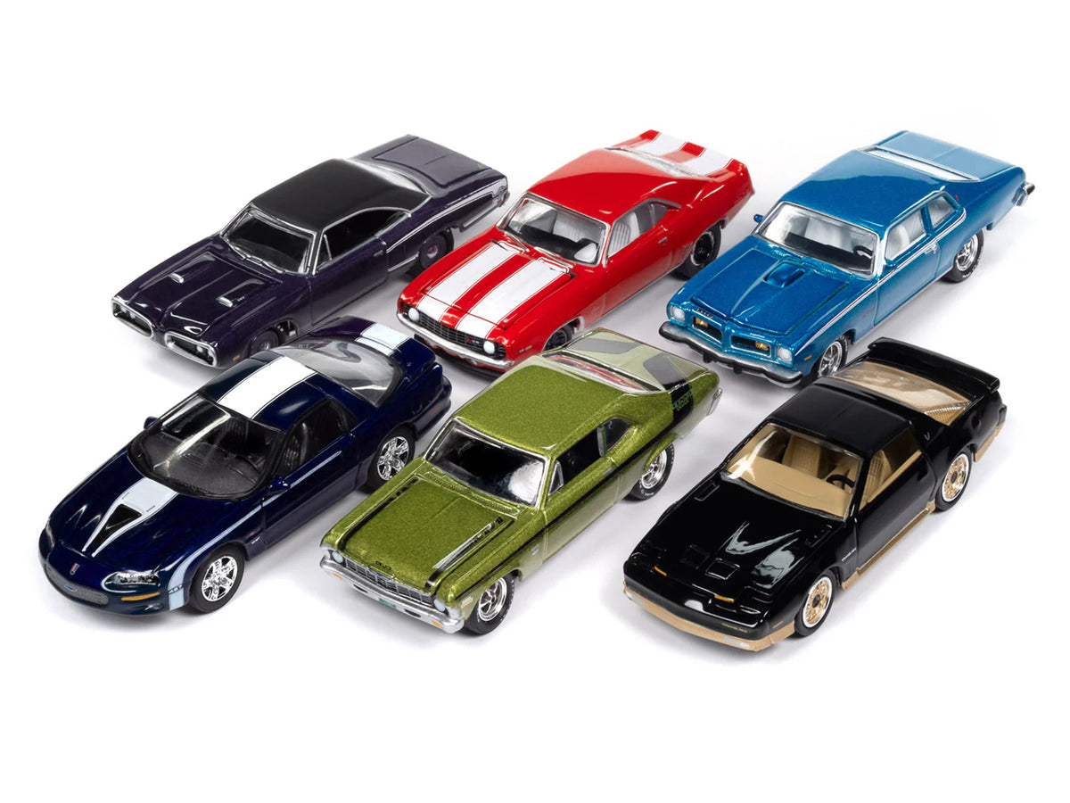 "Muscle Cars USA" 2025 Release 1 Set B of 6 pieces 1/64 Diecast Model Cars