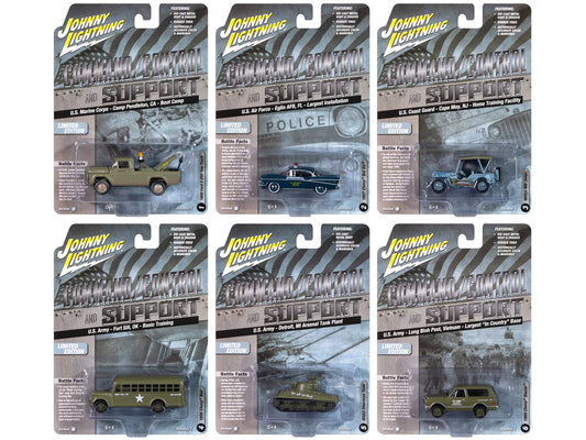 "Military" Set B of 6 pieces 2024 Release 2 Limited Edition Diecast Models