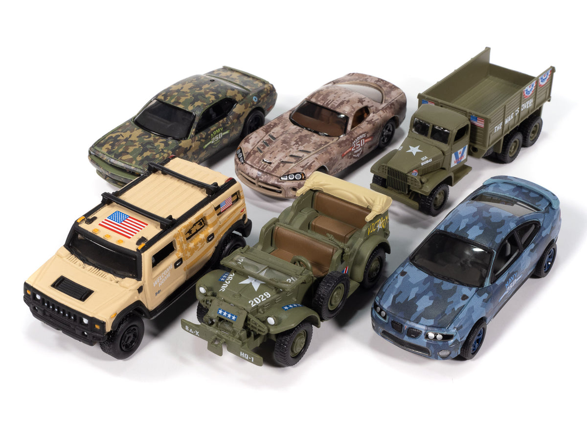 "Military" Set A of 6 pieces 2025 Release 1 Limited Edition Diecast Models