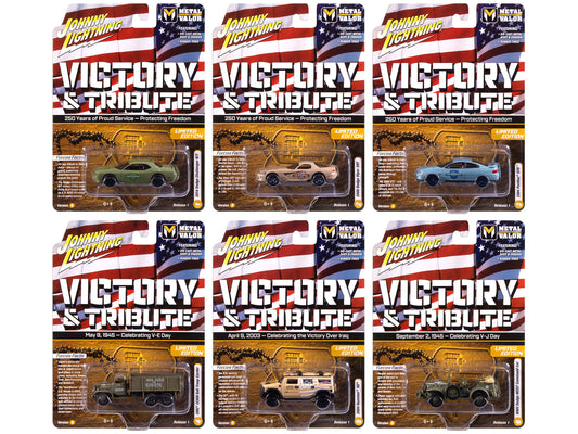 "Military" Set B of 6 pieces 2025 Release 1 Limited Edition Diecast Models