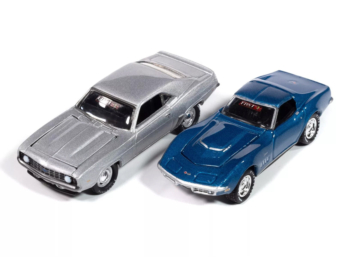 Johnny Lightning "2-Packs" 2024 Release 1 Set B of 6 pieces 1/64 Diecast Model Cars