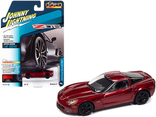 2012 Chevrolet Corvette Z06 Crystal Red Metallic "Classic Gold Collection" Series Limited Edition to 12240 pieces Worldwide 1/64 Diecast Model Car