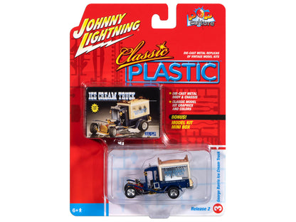 George Barris Ice Cream Truck Blue "Classic Plastic" "Pop Culture" 2024 Release 2 1/64 Diecast Model Car