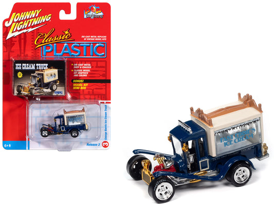 George Barris Ice Cream Truck Blue "Classic Plastic" "Pop Culture" 2024 Release 2 1/64 Diecast Model Car