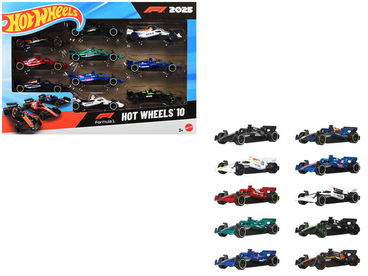 2025 Formula 1 World Championship 10 piece Set Diecast Model Cars