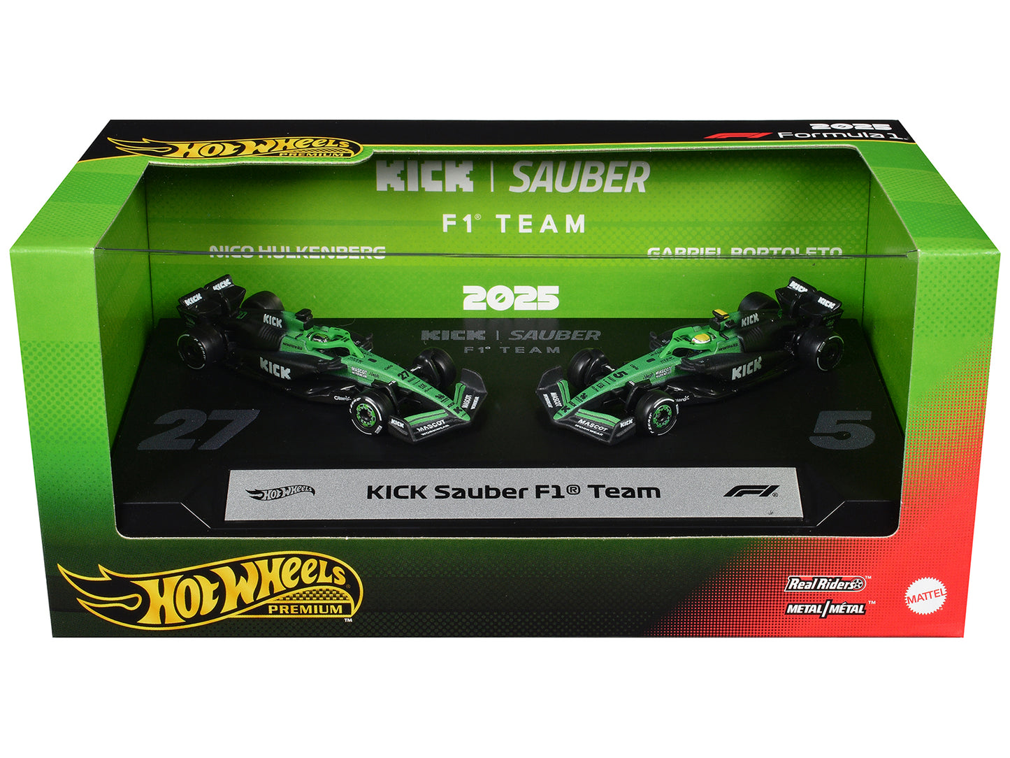 "Kick Sauber F1 Team" Formula One F1 World Championship (2025) 2 Piece Set Diecast Model Cars