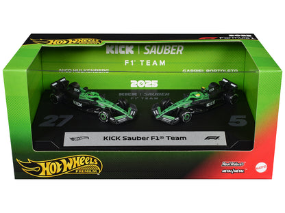 "Kick Sauber F1 Team" Formula One F1 World Championship (2025) 2 Piece Set Diecast Model Cars
