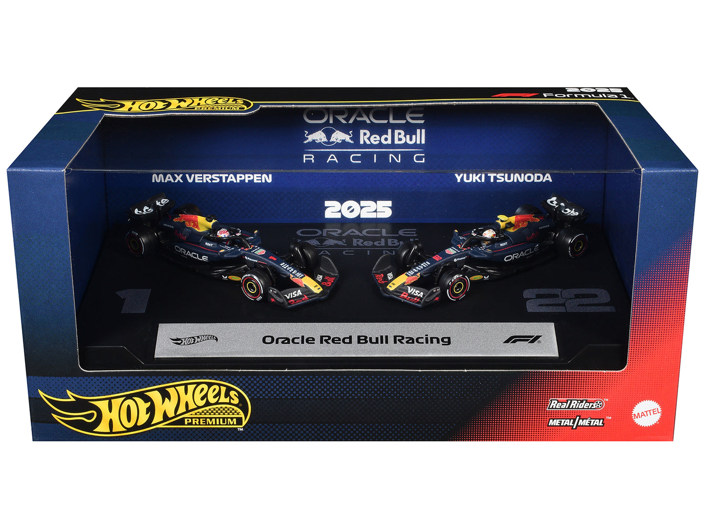 "Oracle Red Bull Racing" Formula One F1 World Championship (2025) 2 Piece Set Diecast Model Cars