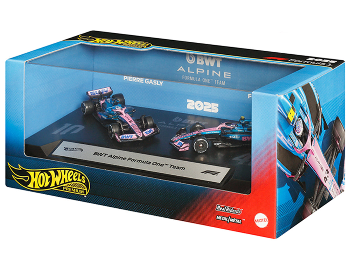 "BWT Alpine Formula One Team" Formula One F1 World Championship (2025) 2 Piece Set Diecast Model Cars