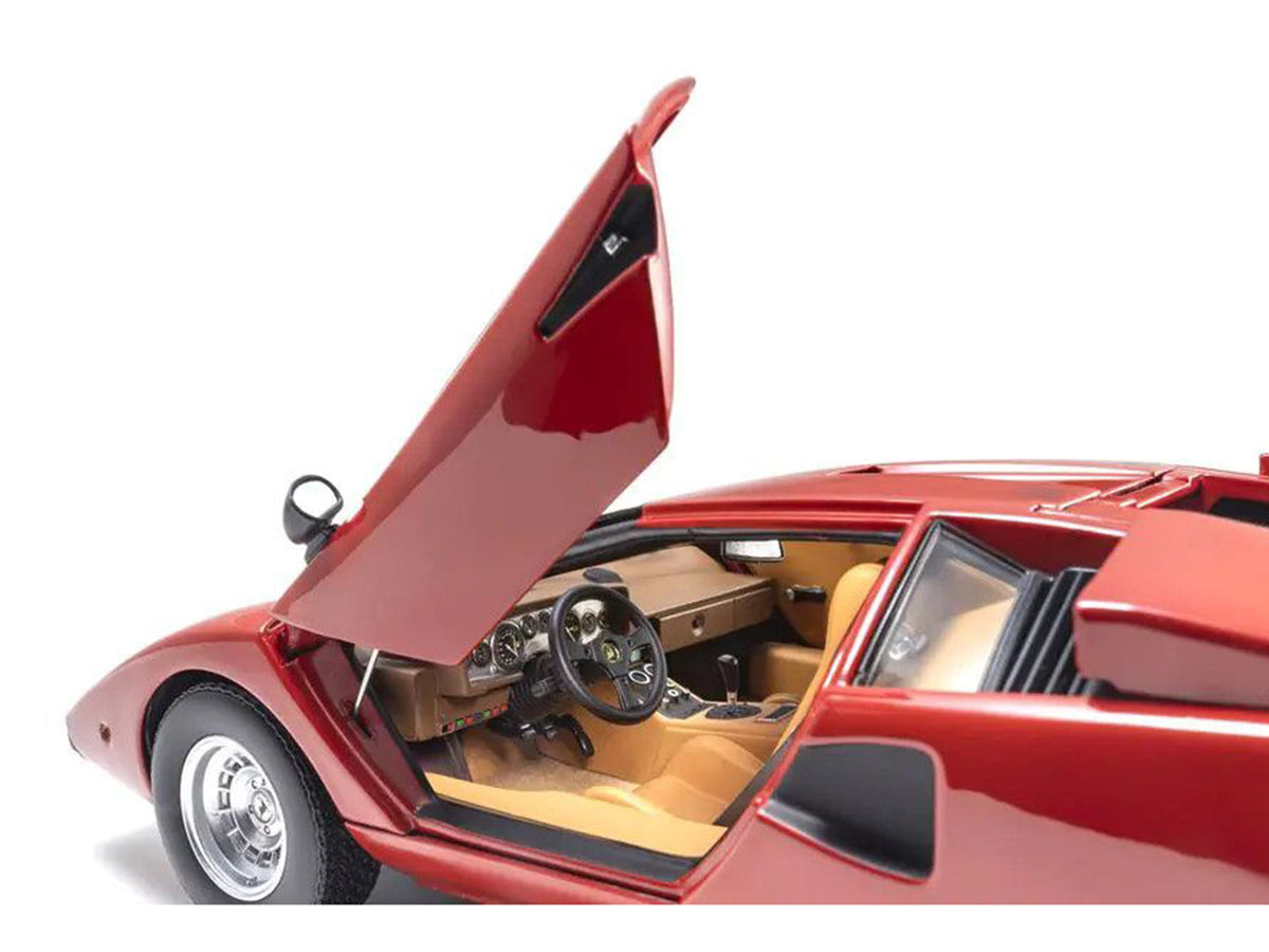 Lamborghini Countach LP 400 Red 1/18 Diecast Model Car