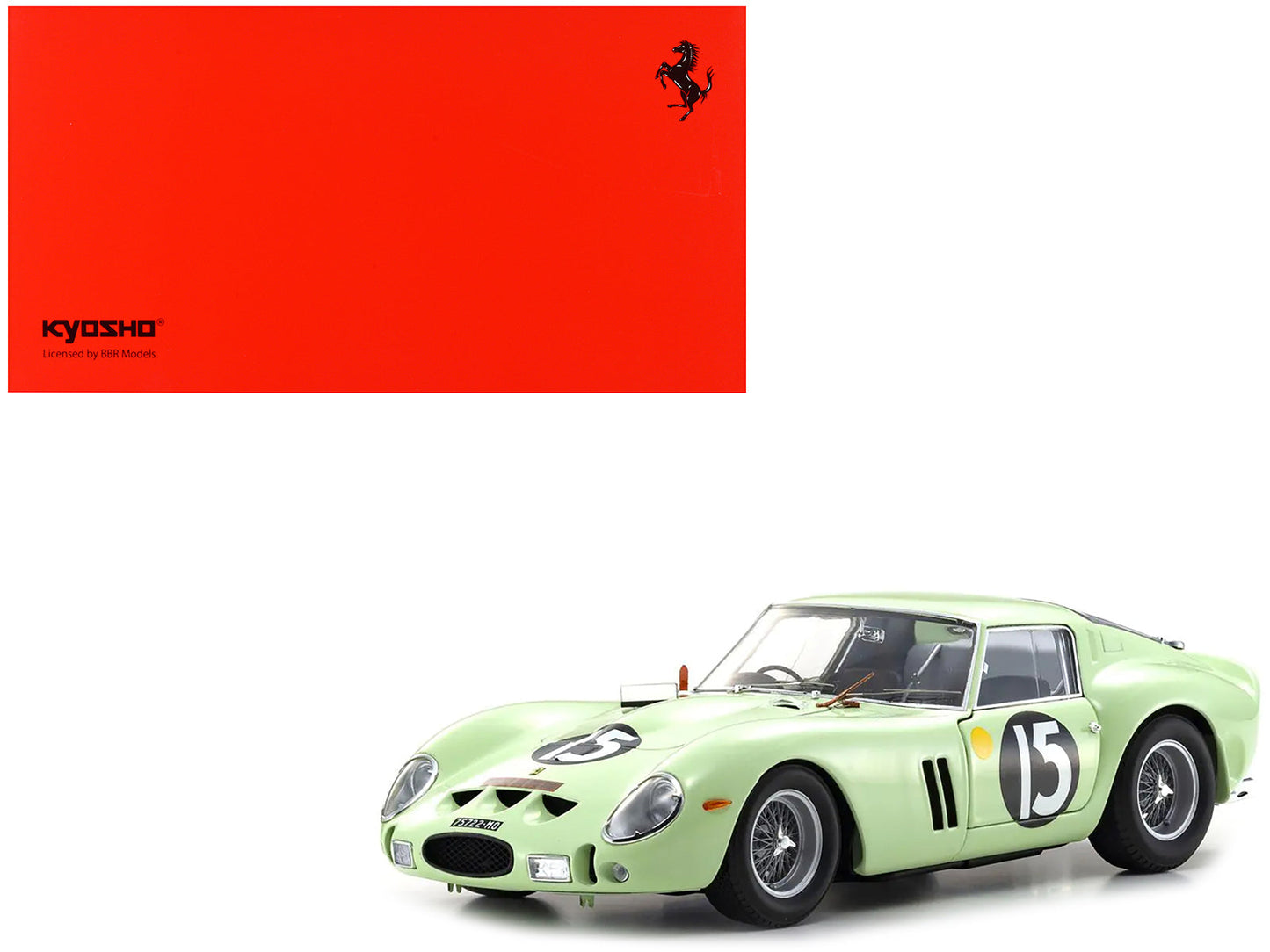 Ferrari 250 GTO #15 Innes Ireland Winner "Goodwood Tourist Trophy" (1962) 1/18 Diecast Model Car