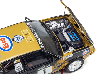 Lancia Delta HF 4WD #1 Fabrizio Tabaton - Luciano Tedeschini Winner "Rally Piancavallo" (1987) 1/18 Diecast Model Car