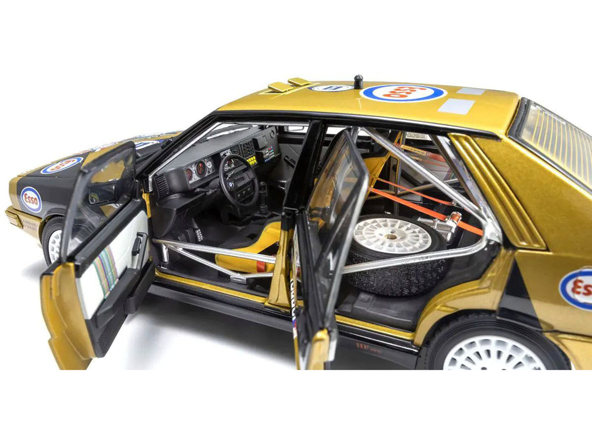 Lancia Delta HF 4WD #1 Fabrizio Tabaton - Luciano Tedeschini Winner "Rally Piancavallo" (1987) 1/18 Diecast Model Car