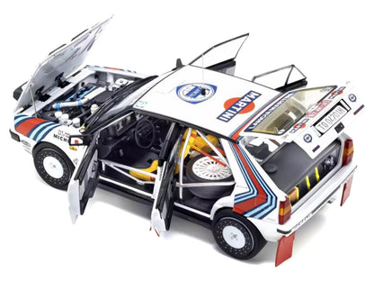 Lancia Delta HF 4WD #3 Bruno Saby - Jean-Francois Fauchille "Martini Racing" Winner "Rally Monte Carlo" (1988) 1/18 Diecast Model Car