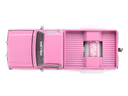 Chevrolet Silverado Dually Pickup Truck "Vintage Spec V2" Pink with White Sides (Designed