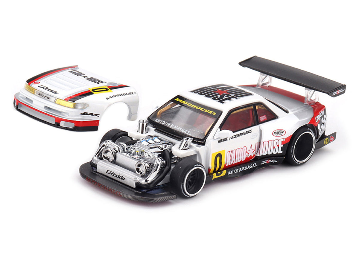 Nissan Silvia S13-R "Circuit Spec V1" RHD (Right Hand Drive) White with Graphics (Designed
