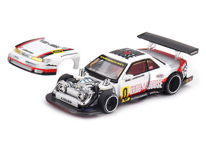 Nissan Silvia S13-R "Circuit Spec V1" RHD (Right Hand Drive) White with Graphics (Designed