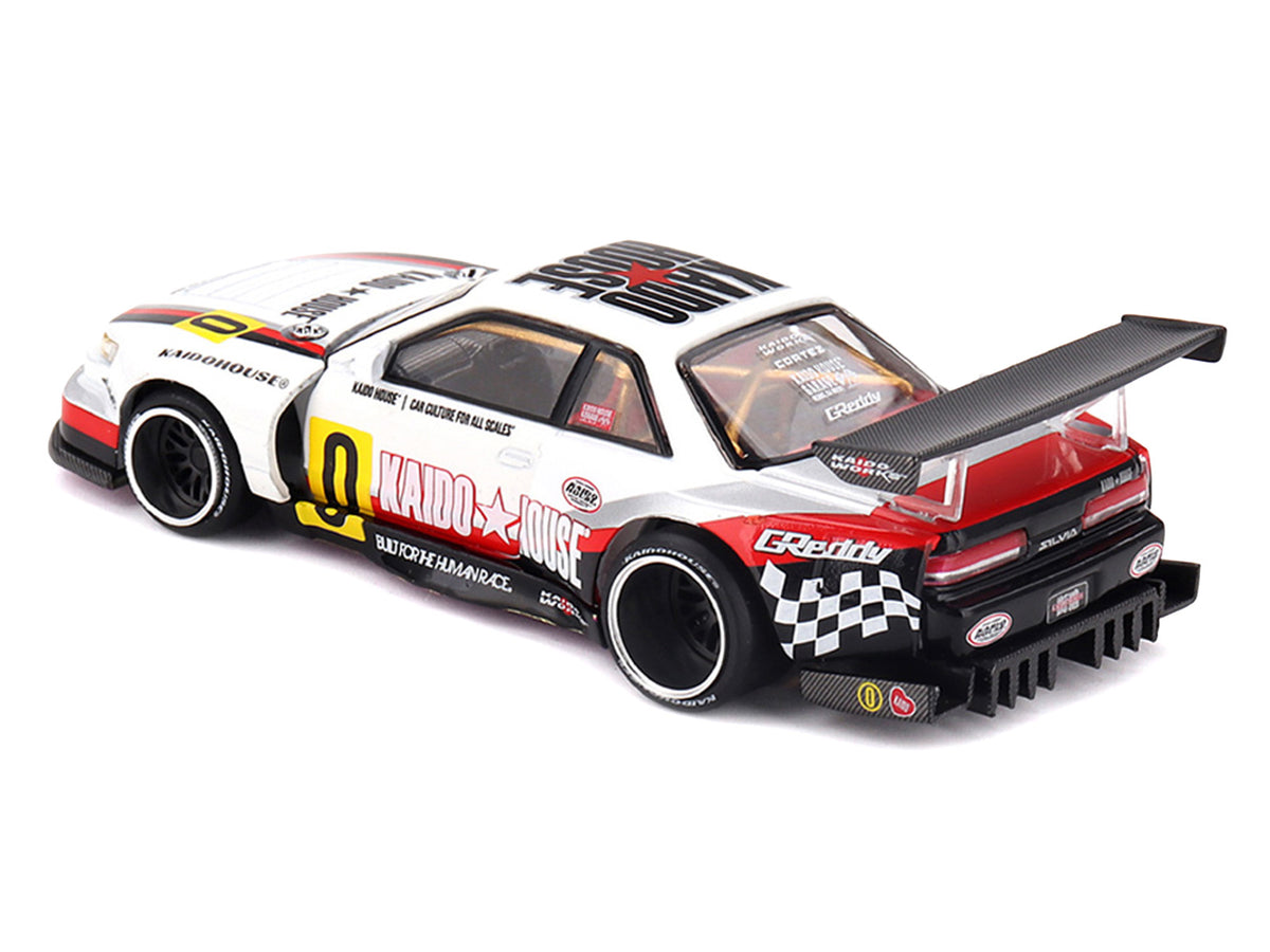 Nissan Silvia S13-R "Circuit Spec V1" RHD (Right Hand Drive) White with Graphics (Designed