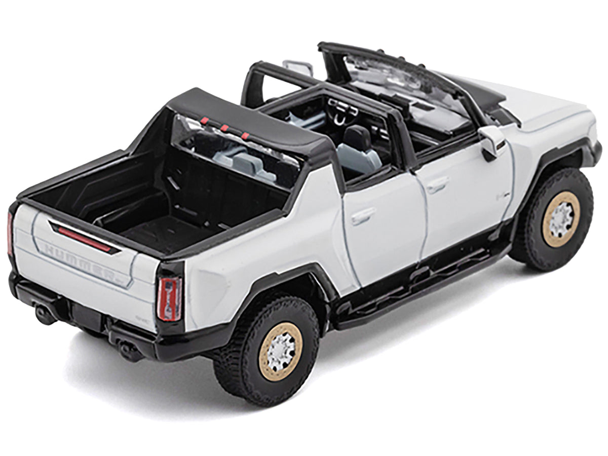 2022 GMC Hummer EV Pickup Truck White 1/64 Diecast Model Car