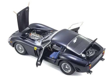 Ferrari 250 GTO Dark Blue Metallic 1/18 Diecast Model Car