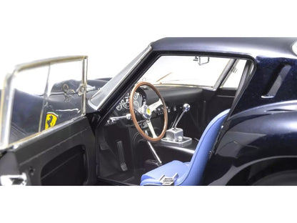 Ferrari 250 GTO Dark Blue Metallic 1/18 Diecast Model Car