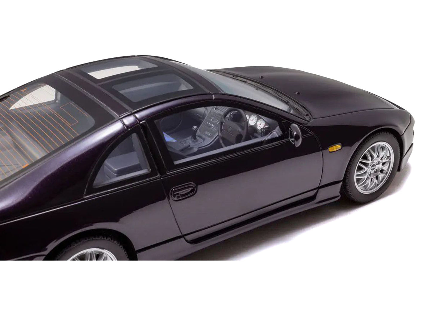 Nissan Fairlady Z (Z32) Version R 2by2 RHD (Right Hand Drive) Purple Metallic 1/18 Model Car