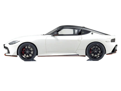 Nissan Fairlady Z NISMO RHD (Right Hand Drive) White with Black Top 1/18 Model Car