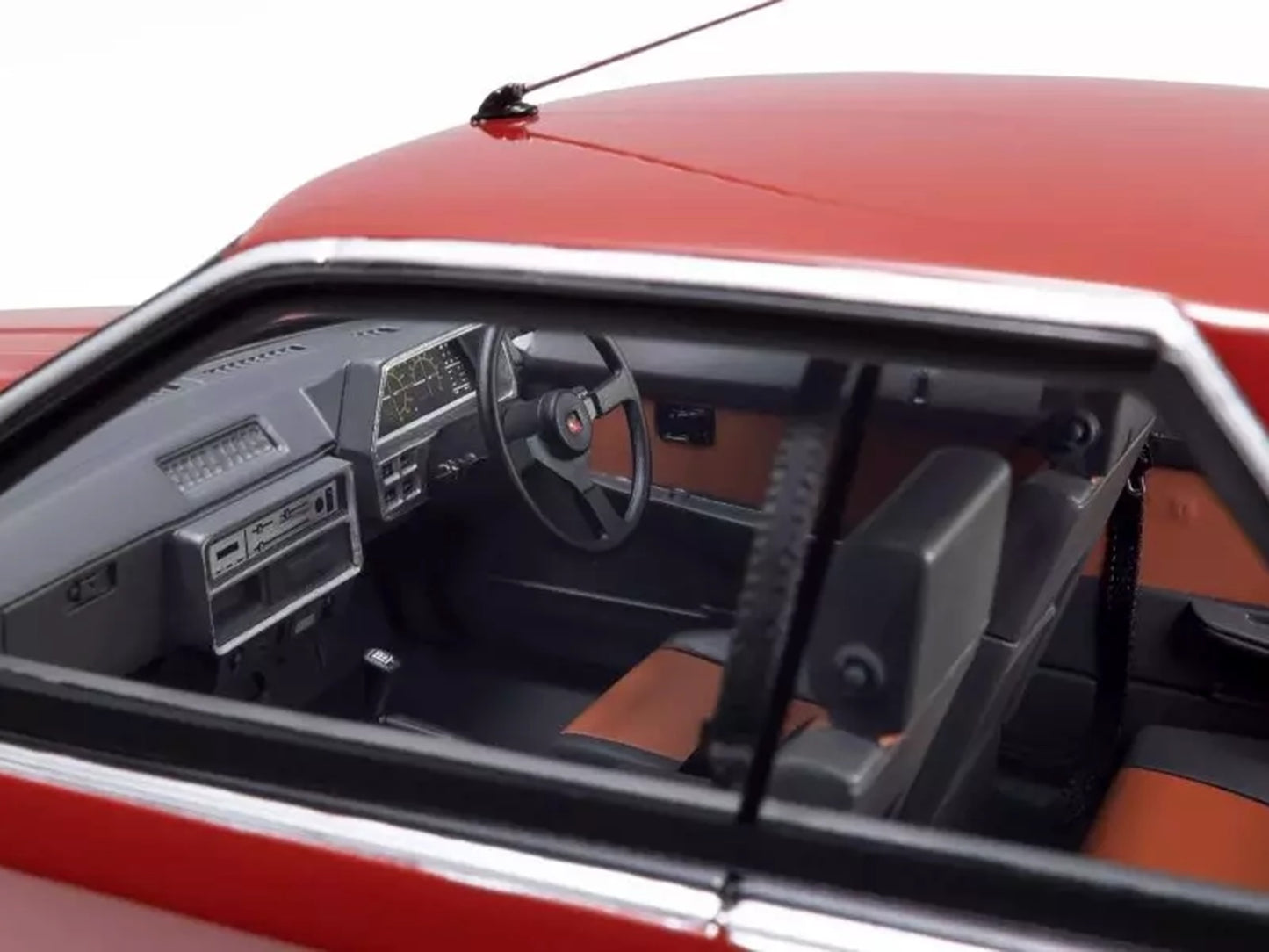 Nissan Skyline 2000 Turbo Intercooler RS-X RHD (Right Hand Drive) Red and Black 1/18 Model Car