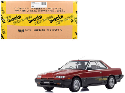 Nissan Skyline 2000 Turbo Intercooler RS-X RHD (Right Hand Drive) Red and Black 1/18 Model Car