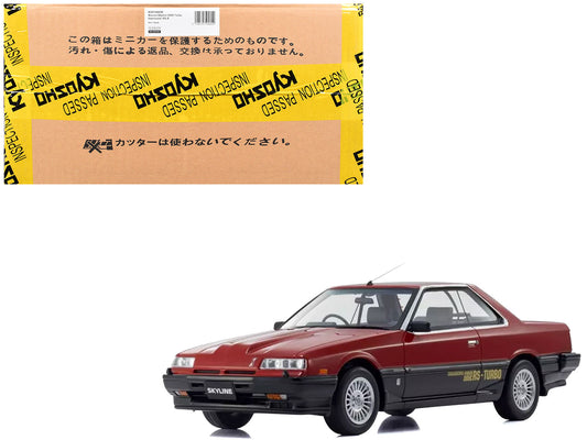 Nissan Skyline 2000 Turbo Intercooler RS-X RHD (Right Hand Drive) Red and Black 1/18 Model Car