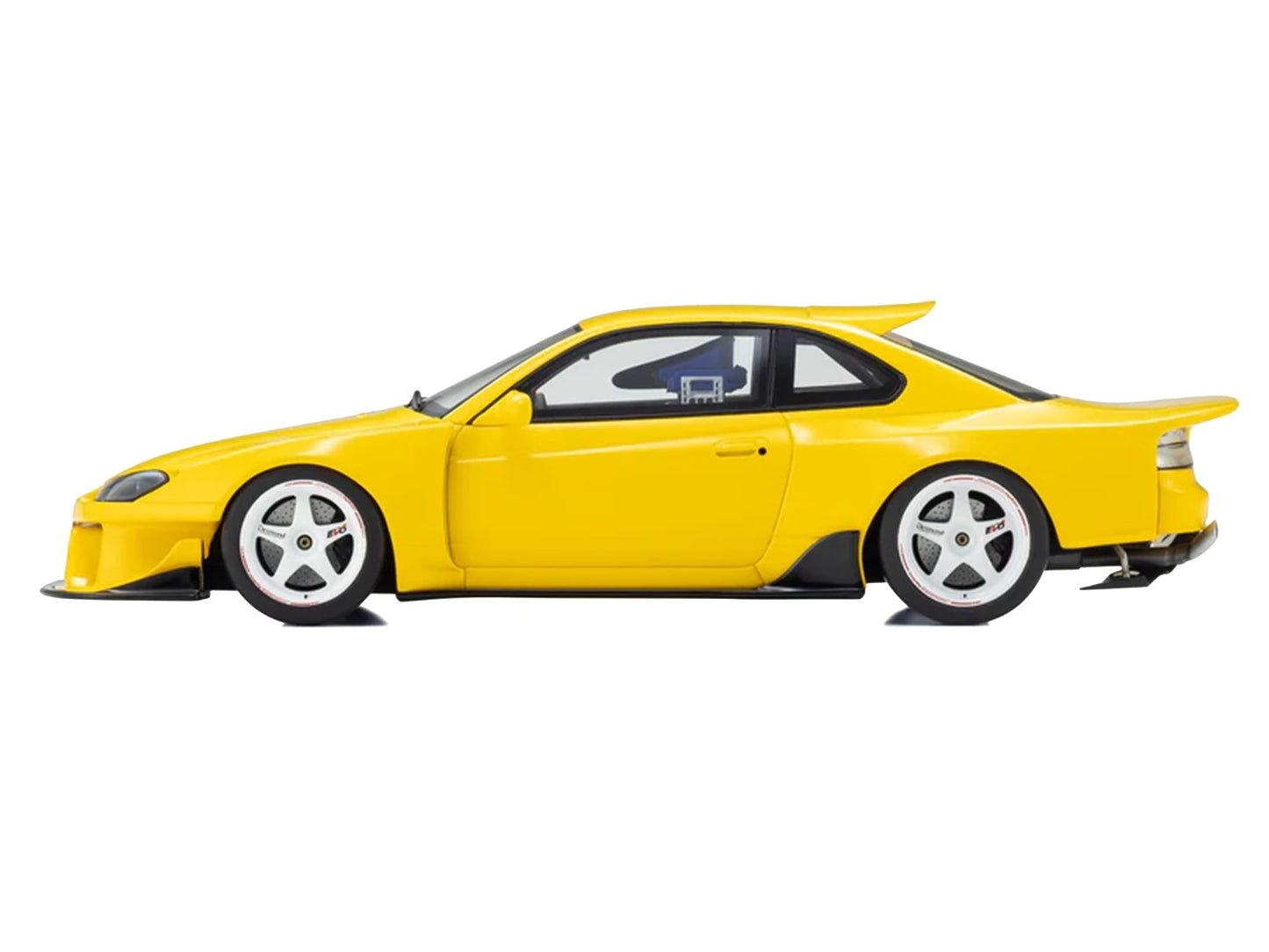 Nissan Silvia (S15) "Khyzyl Saleem" Yellow 1/18 Model Car