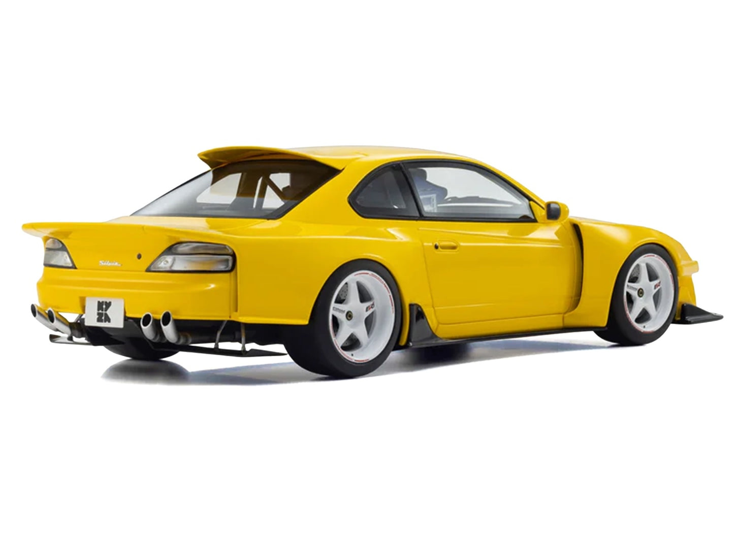 Nissan Silvia (S15) "Khyzyl Saleem" Yellow 1/18 Model Car