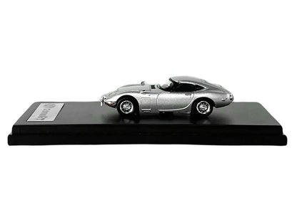 Toyota 2000GT RHD (Right Hand Drive) Silver Metallic 1/64 Diecast Model Car