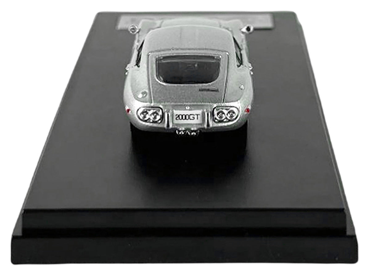 Toyota 2000GT RHD (Right Hand Drive) Silver Metallic 1/64 Diecast Model Car
