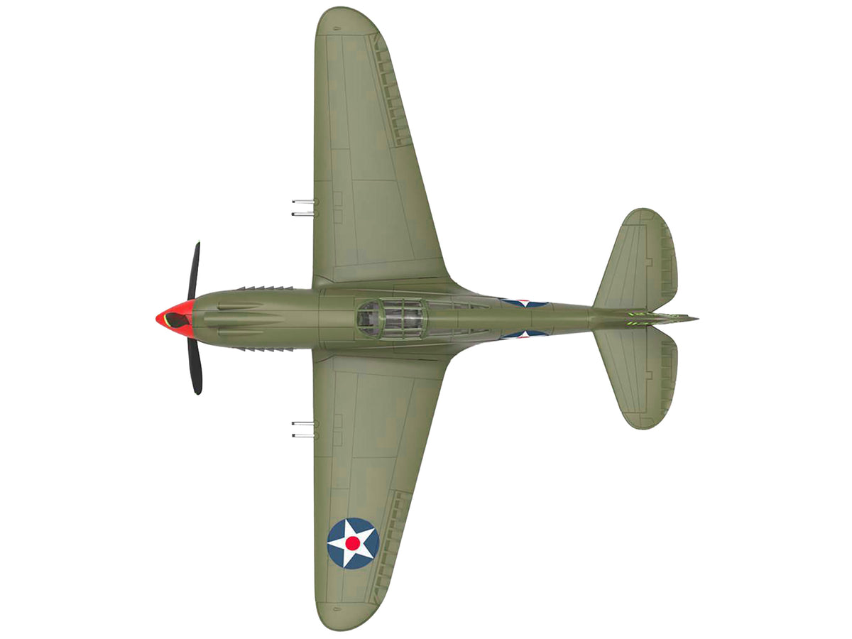 Curtiss P-40B Warhawk Aircraft "Hawaii" (1945) United States Army Air Forces "Planes of World War II" Series 1/72 Diecast Model Airplane