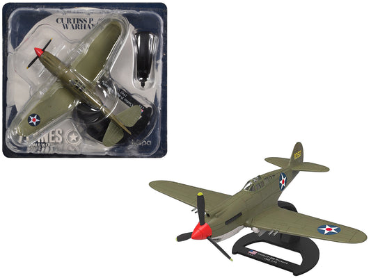 Curtiss P-40B Warhawk Aircraft "Hawaii" (1945) United States Army Air Forces "Planes of World War II" Series 1/72 Diecast Model Airplane