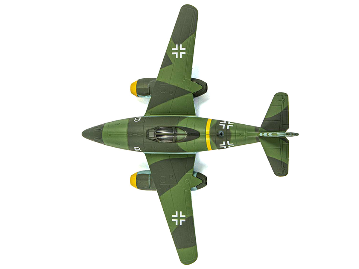 Messerschmitt Me 262 Fighter Aircraft "White 8 258 aerial victory ace Walter Nowotny Kommando Nowotny Germany" (1944) German Luftwaffe 1/72 Diecast Model Airplane