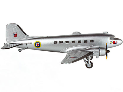 Douglas C-47 Dakota Transport Aircraft "Field Marshal Montgomery No. 24 Squadron" Royal Air Force (1945) "Planes of World War II" Series 1/144 Diecast Model Airplane