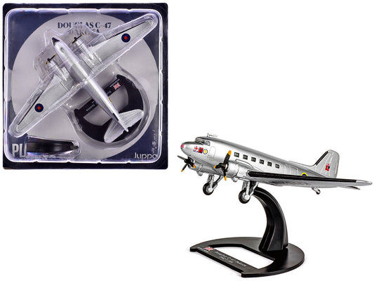 Douglas C-47 Dakota Transport Aircraft "Field Marshal Montgomery No. 24 Squadron" Royal Air Force (1945) "Planes of World War II" Series 1/144 Diecast Model Airplane